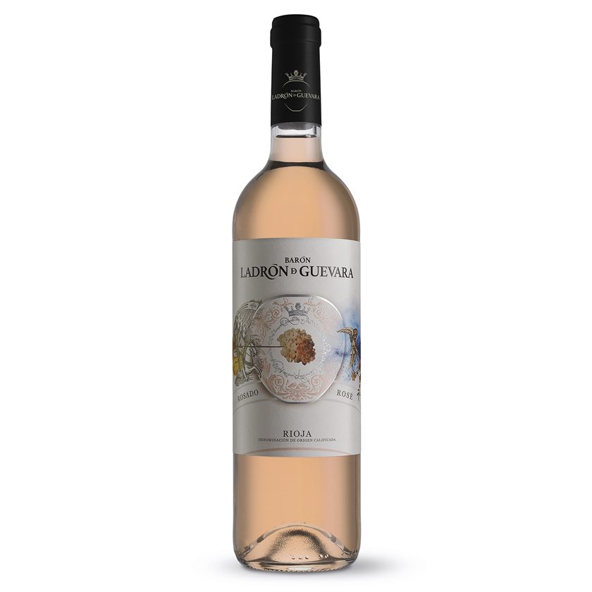 Este vino rosado Rioja de la marca Barón Ladrón de Guevara está elaborado con uvas de la variedad garnacha y tempranillo. Un vino perfecto para combinar con pastas, carnes blancas, guisos y pescados.