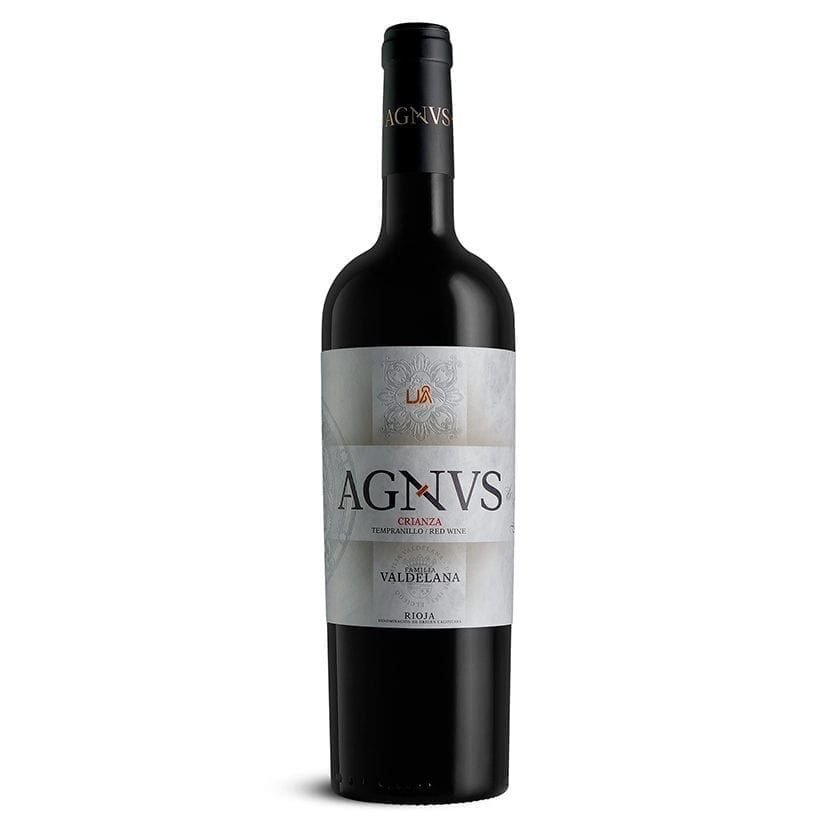 Vino crianza de la marca Agnvs compuesto por un 95% de uva tempranillo y un 5% de graciano, lo que favorece el envejecimiento. 12 meses en barrica. Un vino Rioja sobrio y poderoso, perfecto para carnes, guisos y legumbres.