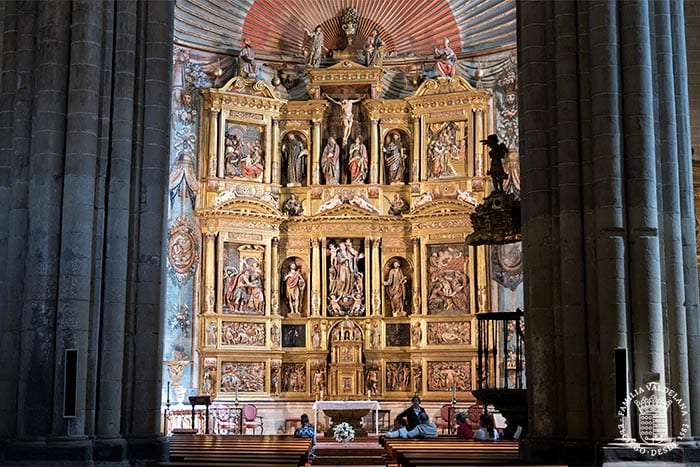 Retablo en la iglesia de Santa María de Laguardia (Rioja Alavesa, País Vasco)